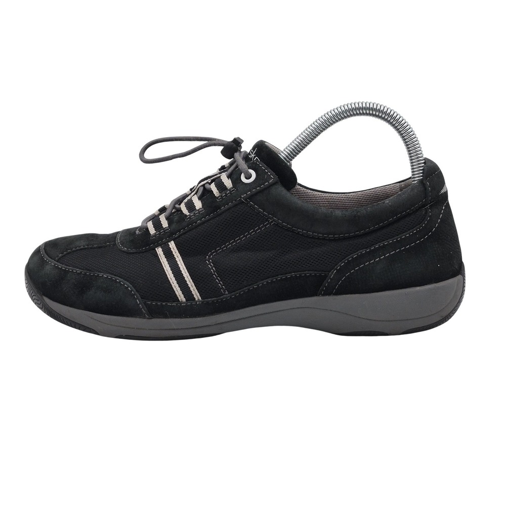 Dansko‎ Shoes Womens Size 9.5 Black Leather Lace Up Comfort Walking Sneakers